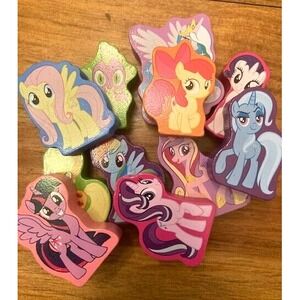 Lil Advents - My Little Pony By Hasbro 2x1 inch set of‎ 11 Wooden figures